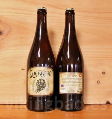 Botellas de 75cl de hidromiel Guerrero